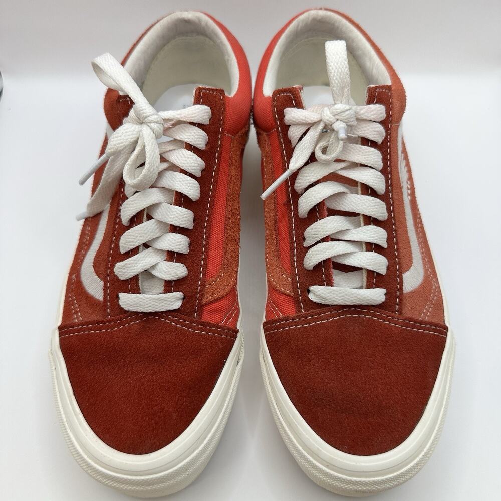 Vans Notre x Vault OG Old Skool LX Red Leather Handshake M6.5 W8 EUR38.5